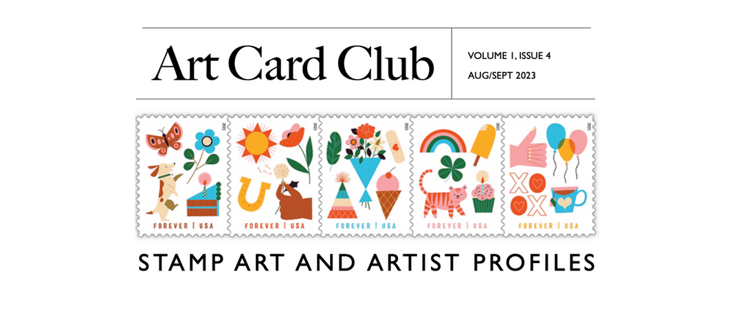 Vol 1 - Issue 4 - Stamp Art and Artist Newsletter Thinking of You