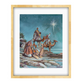 THREE KINGS ARRIVING ON CAMELS  |  Giclee Reproduction Print of an Original Gouache Painting