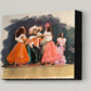 CHILDREN DANCING - Puerto Rico Christmas  |  Giclee Reproduction Print of an Original Gouache Painting