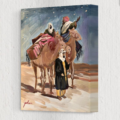 VISIT FROM THE MAGI  |  Giclee Reproduction Print of an Original Gouache Painting