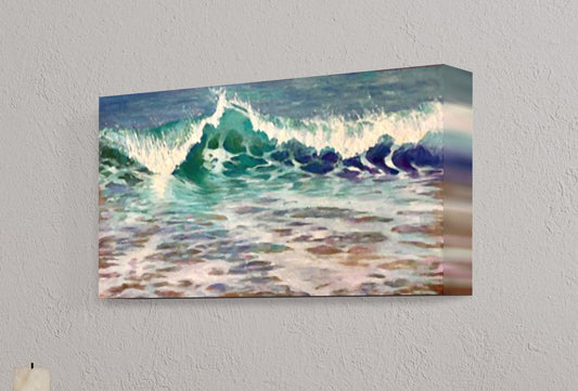 DANCING WAVES - Giclee Reproduction of Original Oil Painting Print