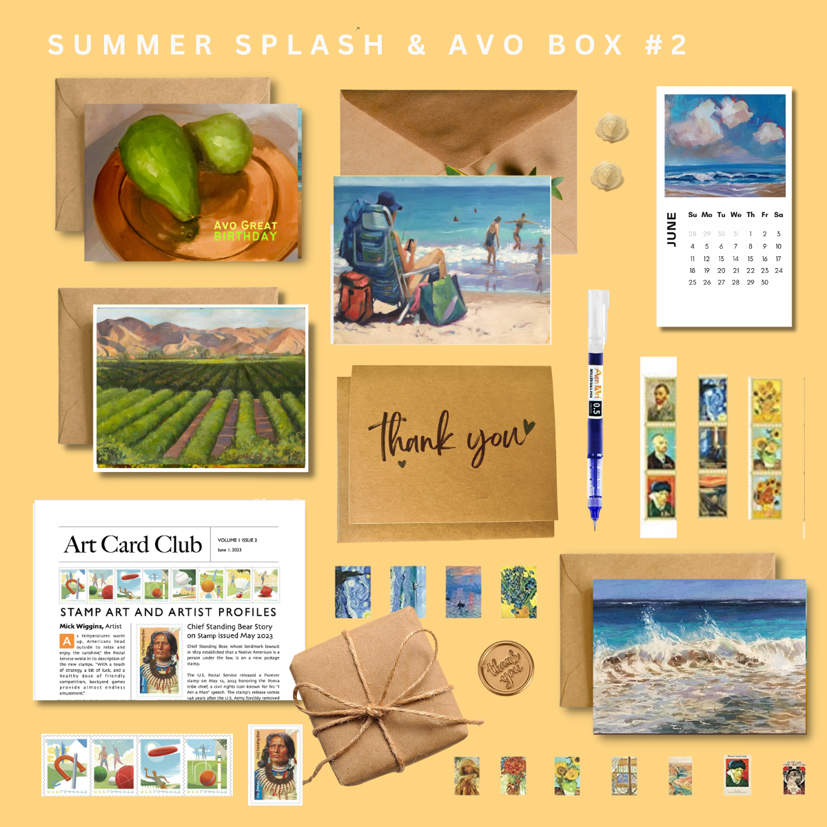 SUMMER SPLASH ART & AVO Box - Vol. 1 - Issue 2