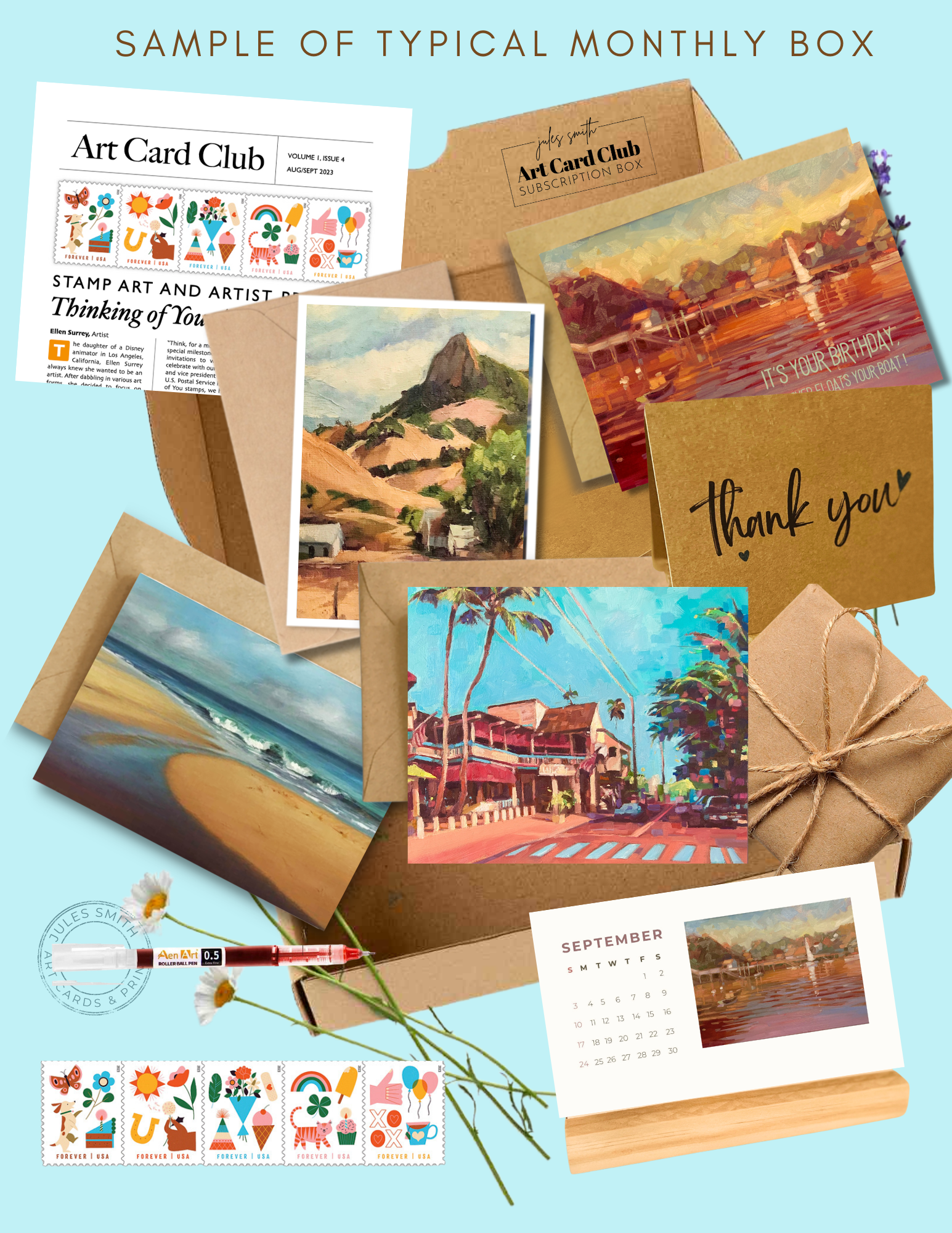 ART CARD CLUB MONTHLY SUBSCRIPTION BOX