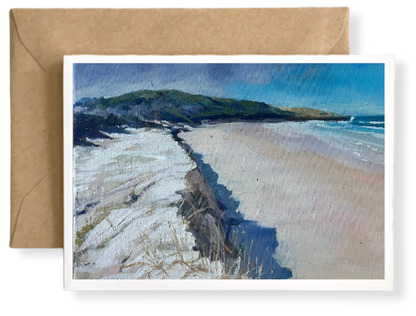 SAND DUNES - Art Card Print of Original Seascape Oil Painting