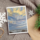 OCEAN PARK POINT AFTER SUNSET - Art Card Print of Original Seascape Pastel Painting