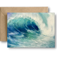 THE POWER OF A WAVE - Art Card Print of Original Seascape Oil Painting