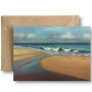 OCEAN PARK BEACH TIDE POOLS  - Art Card Print of Original Seascape Oil Painting