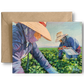 FARM WORKERS DESERVE RESPECT - Art Card Print of Original Landscape Oil Painting