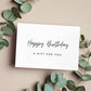 Beautifully wrapped with Just Because Card with your messge