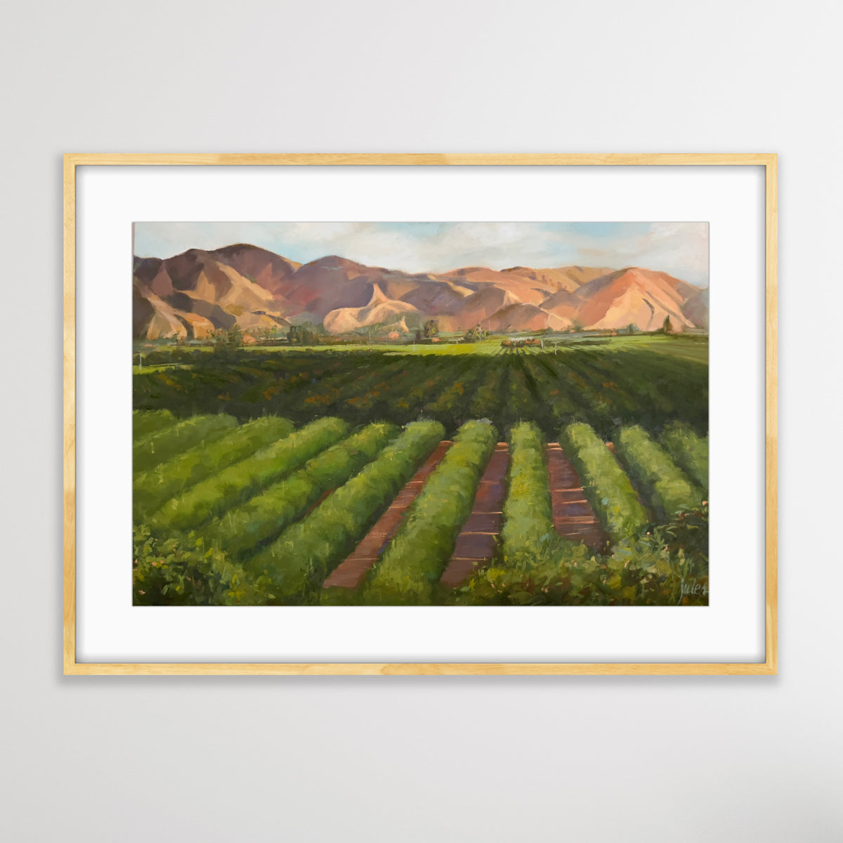 SOUTH MOUNTAIN WEST - Giclee Reproduction Print of Original Oil Painting