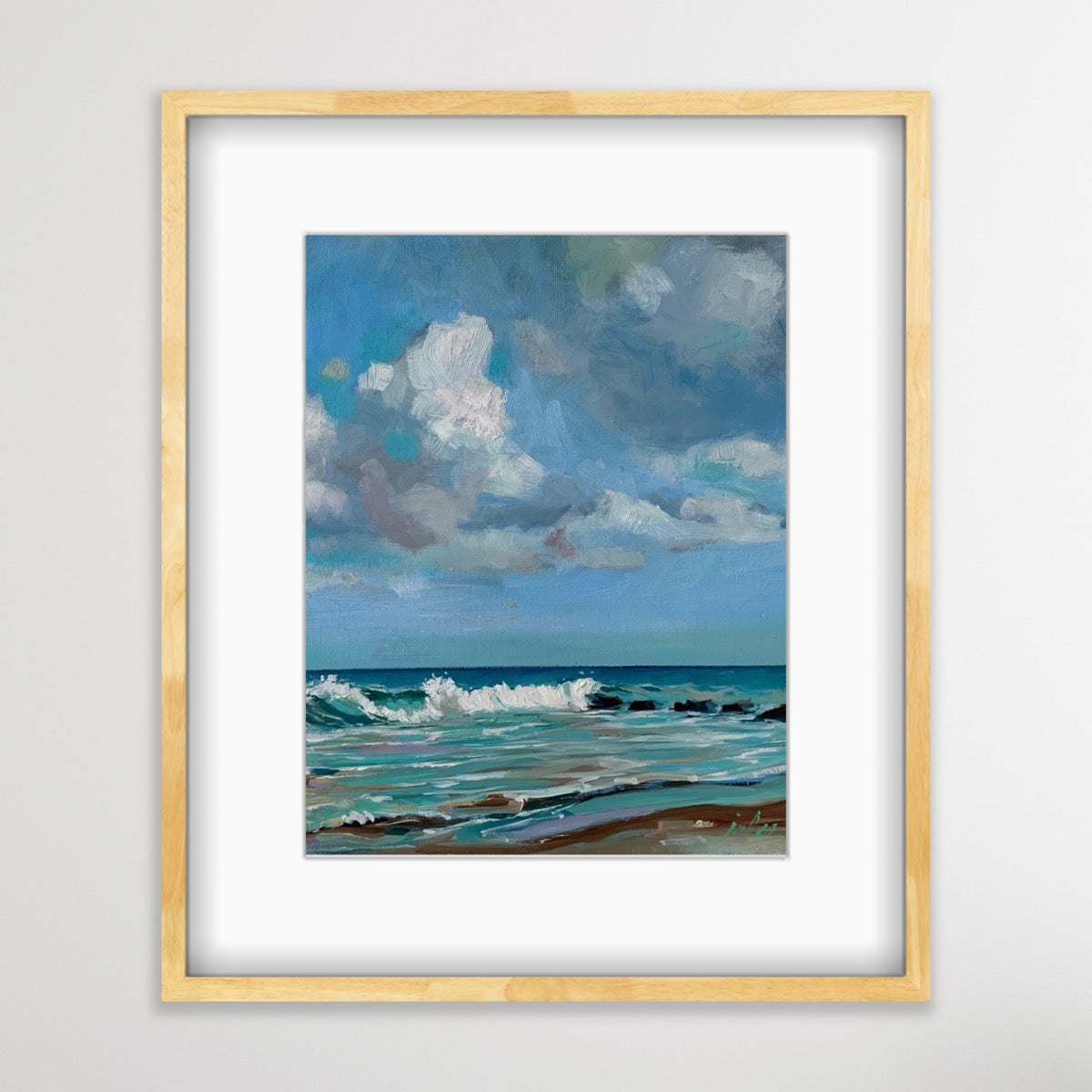 LA PUNTA - WEST CONDADO BEACH - Giclee Reproduction Print of Original Oil Painting