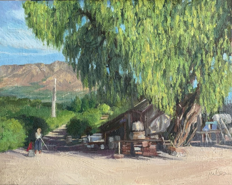 MORNING AT ORCHARD WINERY East Santa Paula - Giclee Reproduction Print of Original Oil Painting