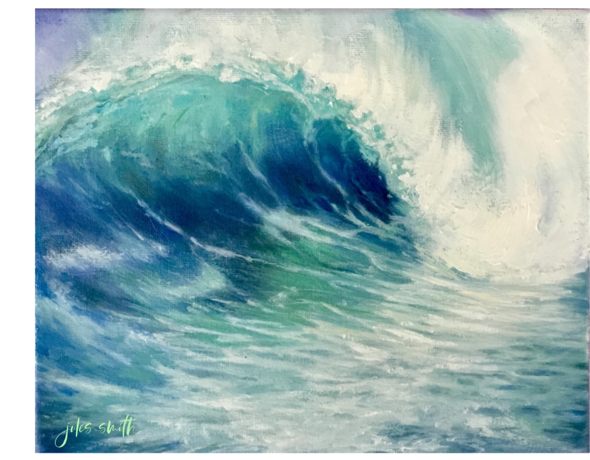 POWER OF THE SEA - Giclee Reproduction Print of Original Oil Painting