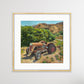 RETIRED ANTIQUE TRACTOR IN RUSTY GLORY  - Giclee Reproduction of Original Oil Painting Print